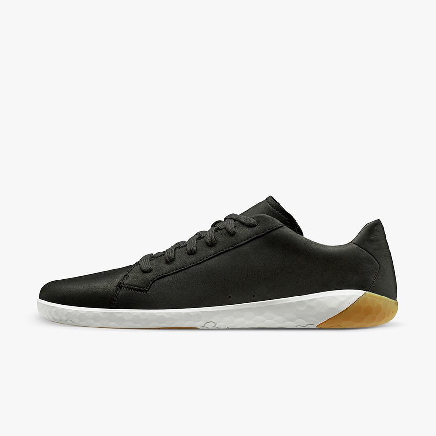 Black Women's Vivobarefoot Geo Court II Casual Shoes | Philippines 0206BEXC